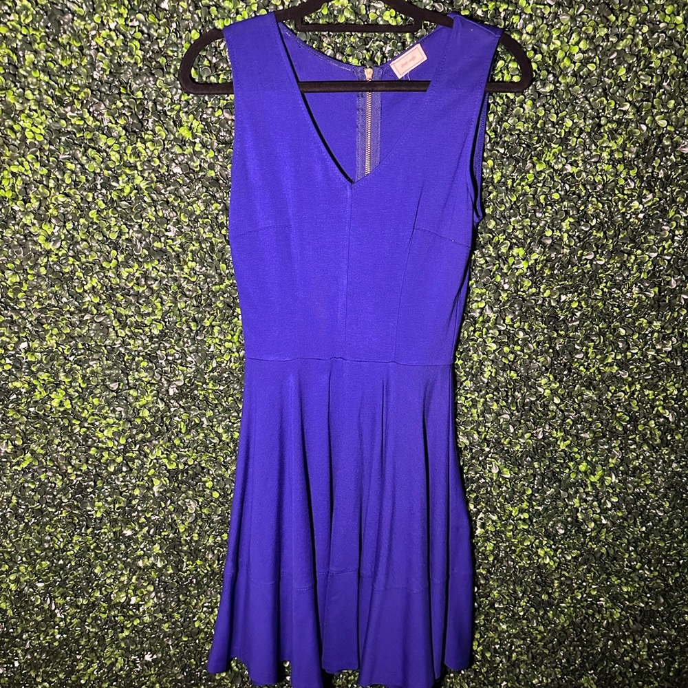 Royal Blue Flare Dress